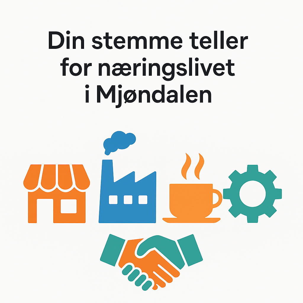 Din stemme er viktig for næringslivet i Mjøndalen!